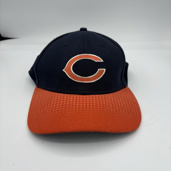 New Era 39thirty Chicago Bears Hat Cap Adult Fitted Size Small Medium Blue Or G1 - Picture 1 of 10
